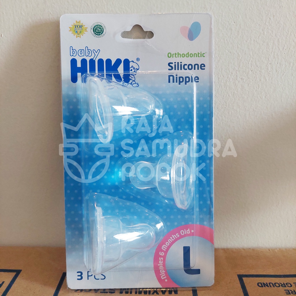 Huki Silicone Nipple L3, M3, S3 (Dot Bayi)