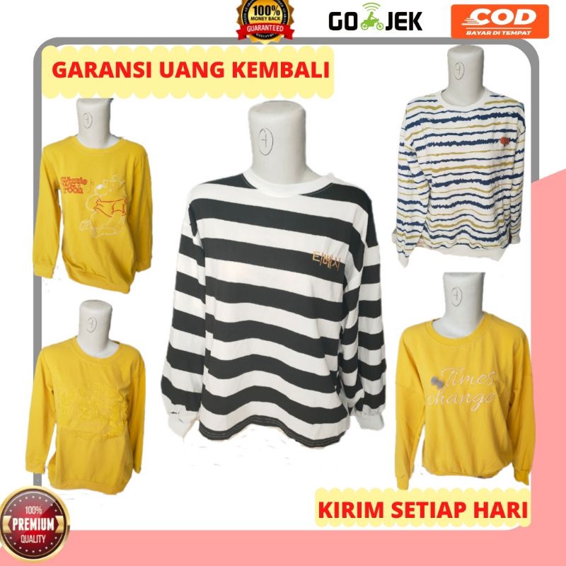 ATASAN WANITA KAOS IMPORT BLOUSE atasan kaos wanita lengan panjang blouse garis wanita atasan kaos import wanita blouse kaos blouse premium fashion wanita jumbo blouse panjang baju wanita jumbo atasan wanita terbaru baju atasan wanita premium blouse jumbo