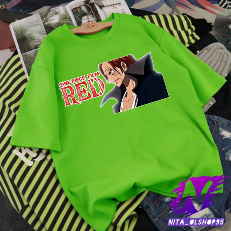 kaos anak akagami no shanks baju anak one piece film red