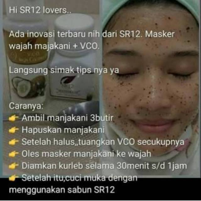 Masker Manjakani Sr12 Masker Wajah Masker Herbal Indonesia