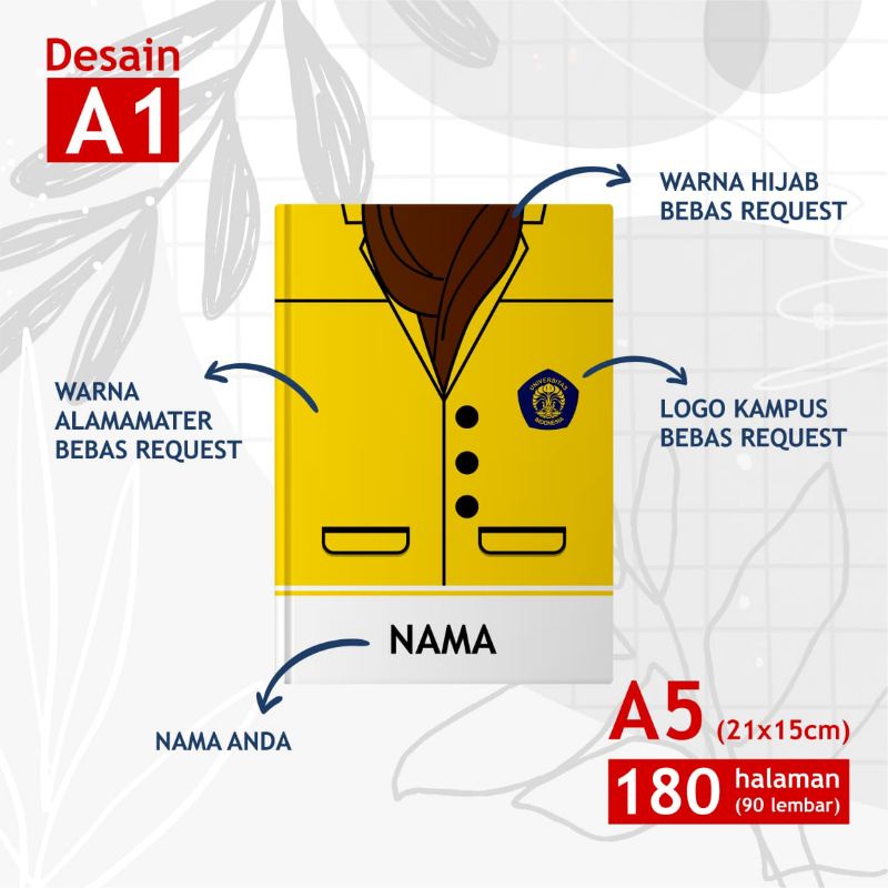 

NOTEBOOK CUSTOM MAHASISWA