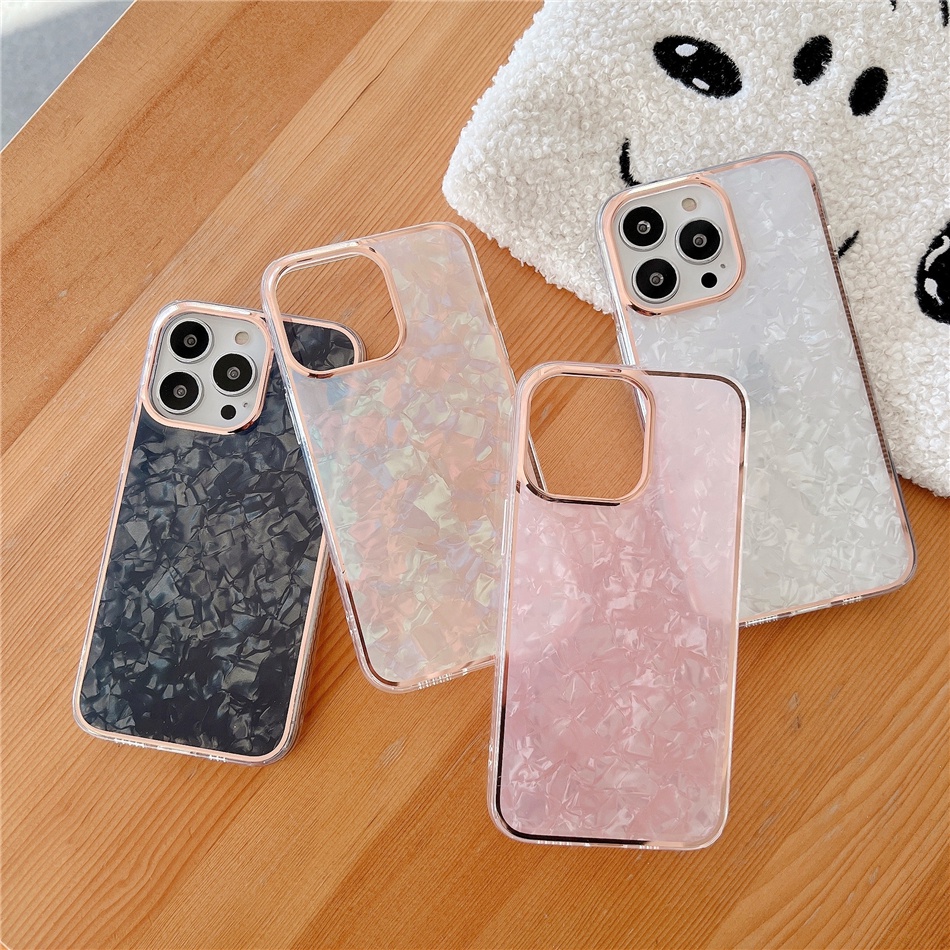 Soft Case Hp Dengan Glitter Warna Pink Untuk iPhone 13 / 12 / 11promax / XR / XS Max / X / 7 / 8plus / SE 2020