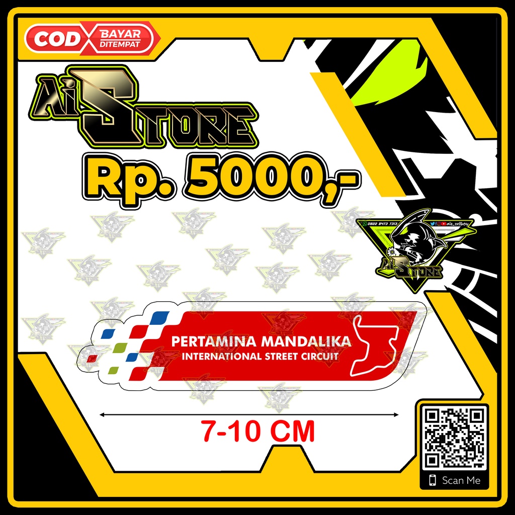 Stiker Pertamina Mandalika