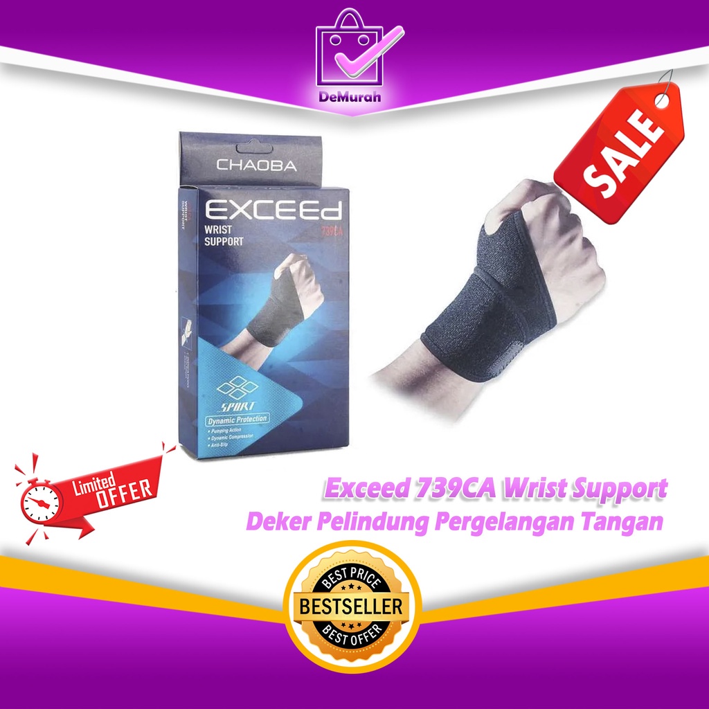 Exceed 739CA Wrist Support - Deker Pelindung Pergelangan Tangan 0809