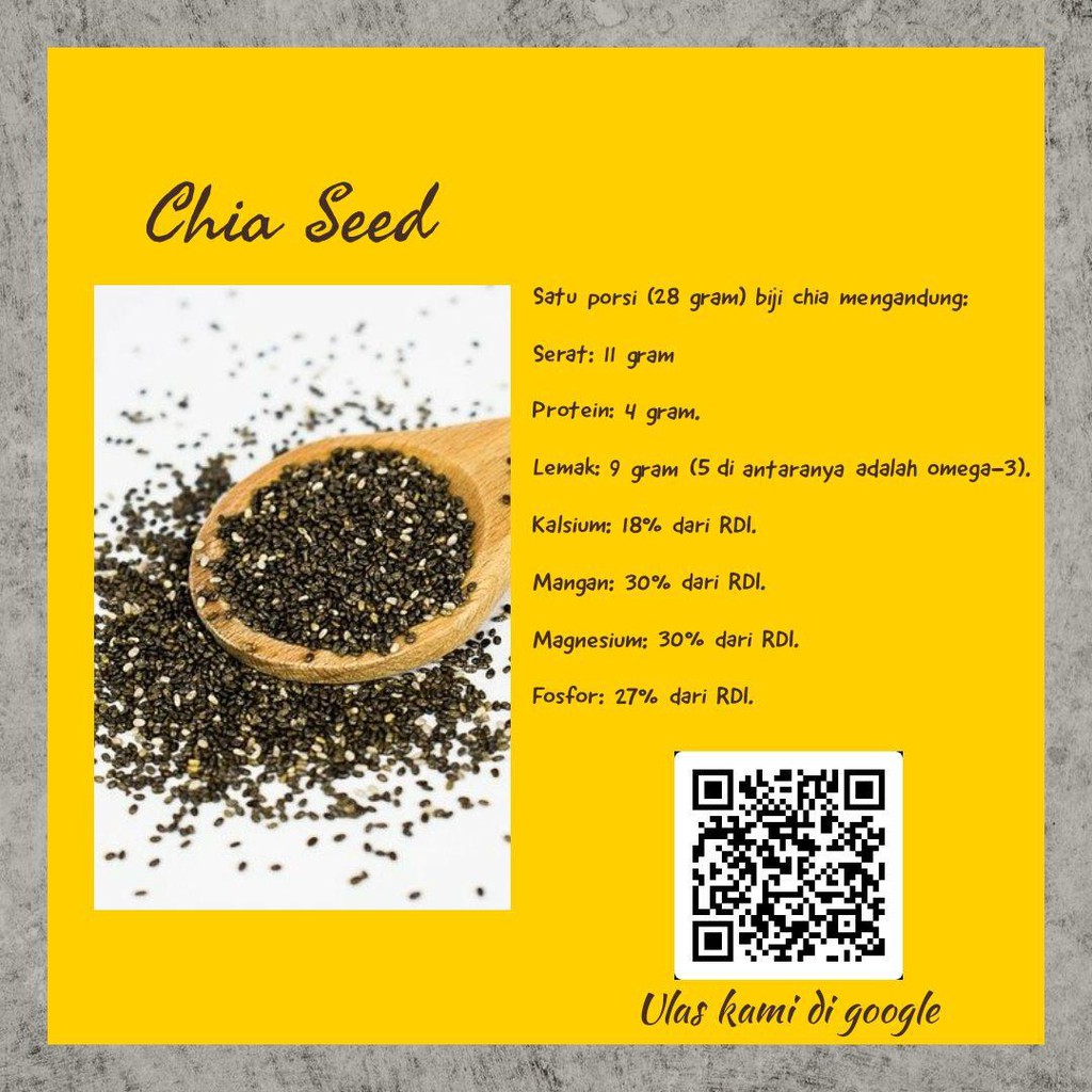 

Chiaseed Chia Seed Organik