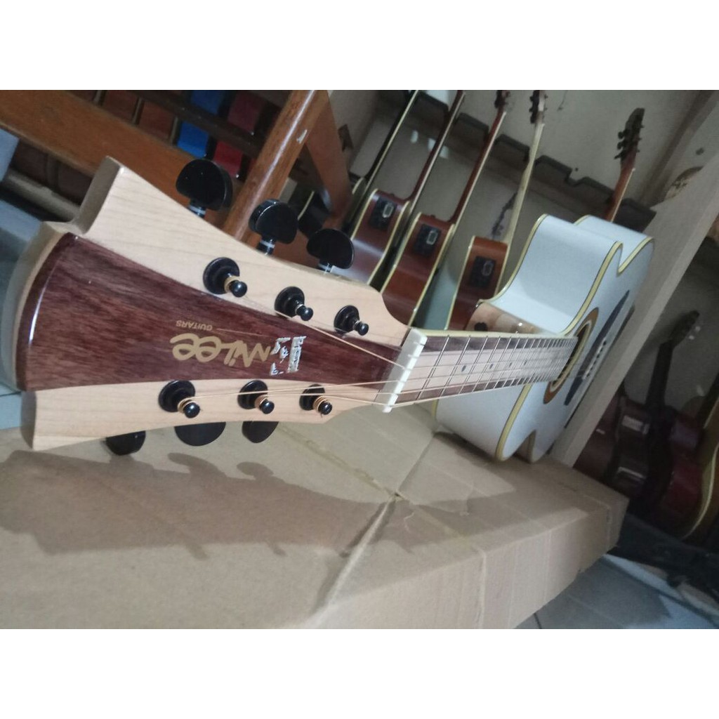gitar akustik elektrik neck maple EMILEE
