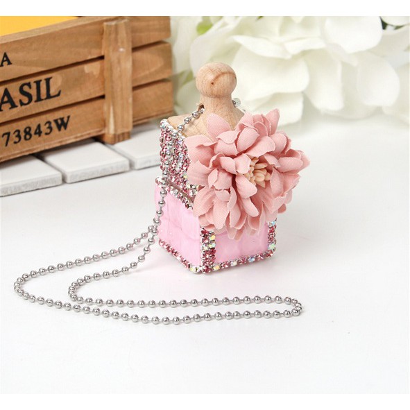 Parfum Parfume Pewangi Mini Mobil Gantung Spion PASTEL Flower Series