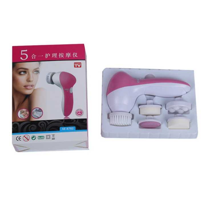 Sikat Pembersih Wajah Muka Elektrik Lumispa Facial Care 5 in 1 Biutte.co - AE-8782