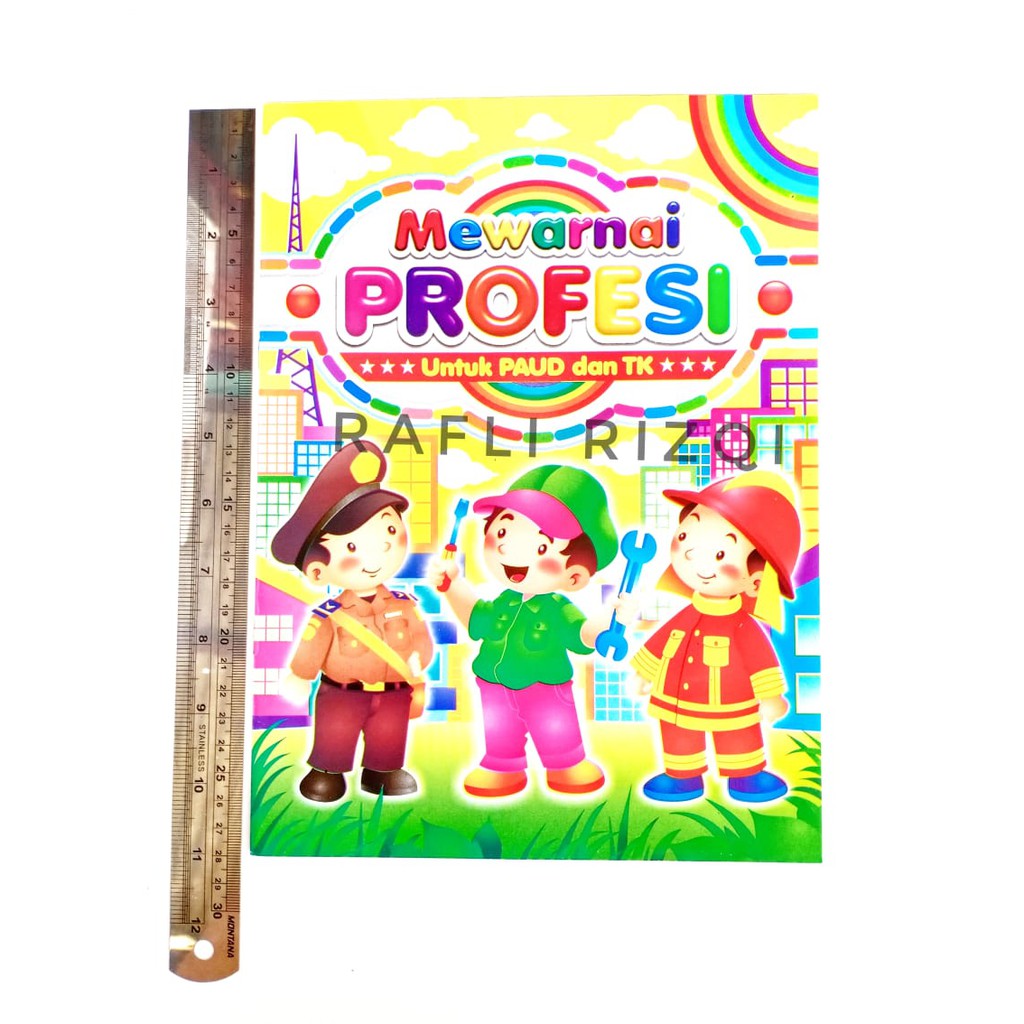 Buku Mewarnai Anak/Buku Mewarnai Profesi Paud Dan TK