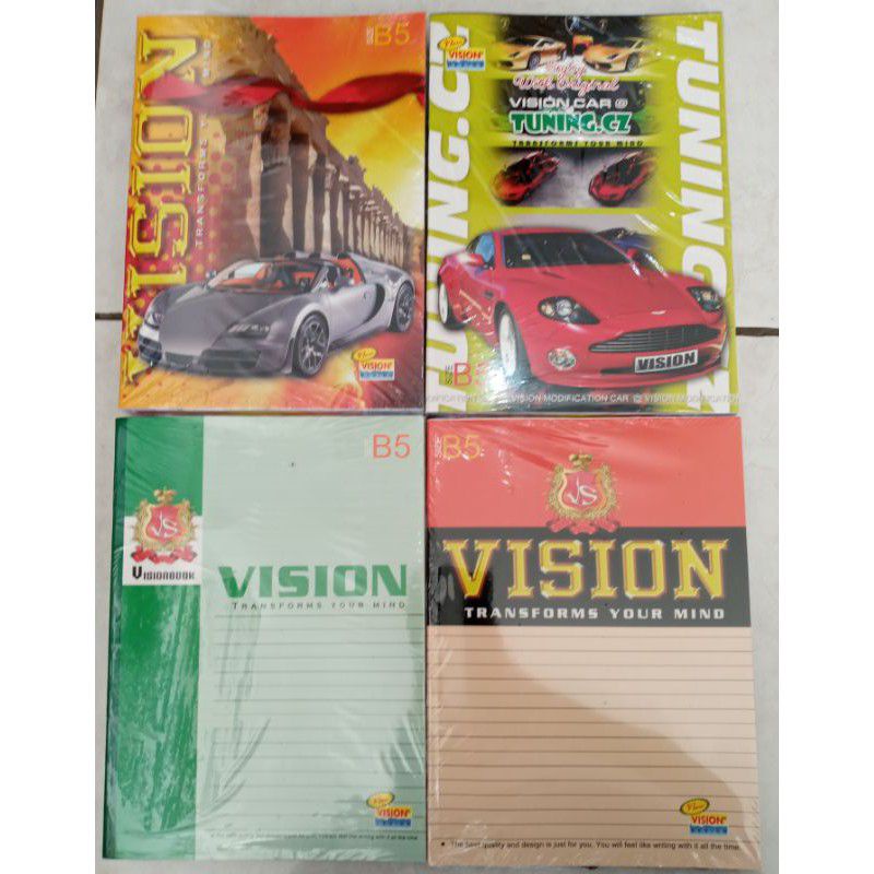 Buku Tulis Boxy Vision B5 42lembar