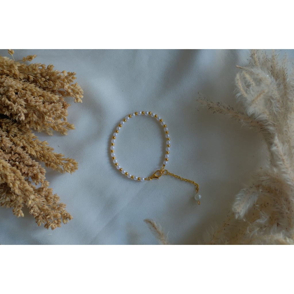 Gelang Mutiara ELEGAN WHITE GOLD