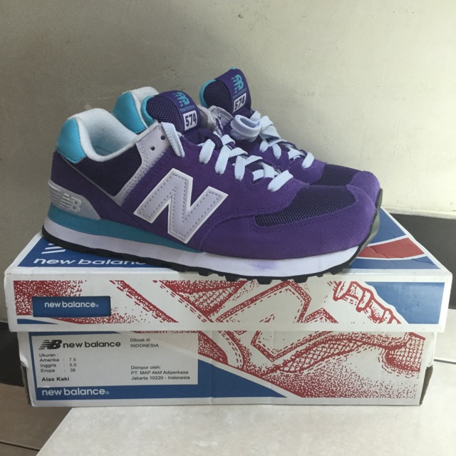 Sepatu nb newbalance 574 classic WL574CPH running shoes no 38 perempuan original ori asli authentic