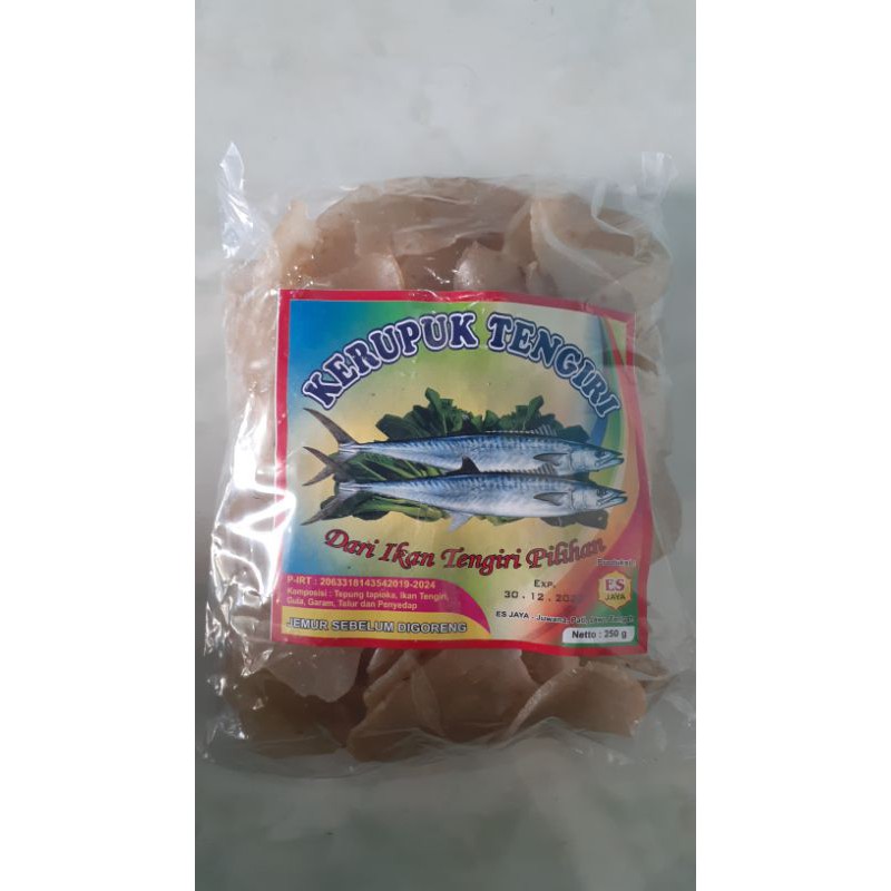 

Kerupuk Tengiri kerupuk mentah see food produk JUWANA PATI neto 250gram
