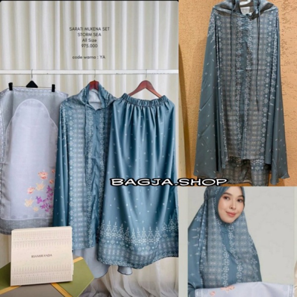New Sarati Mukena Set Ria Miranda Raya 2022 No Jastip Limited