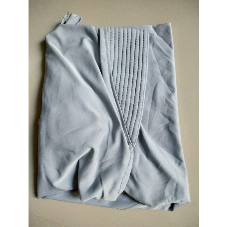 Bergo instan ZAHRA KIDS Hijab kekinian Jilbab terbaru 2021 Kerudung anak-anak syar'i-Abu-abu