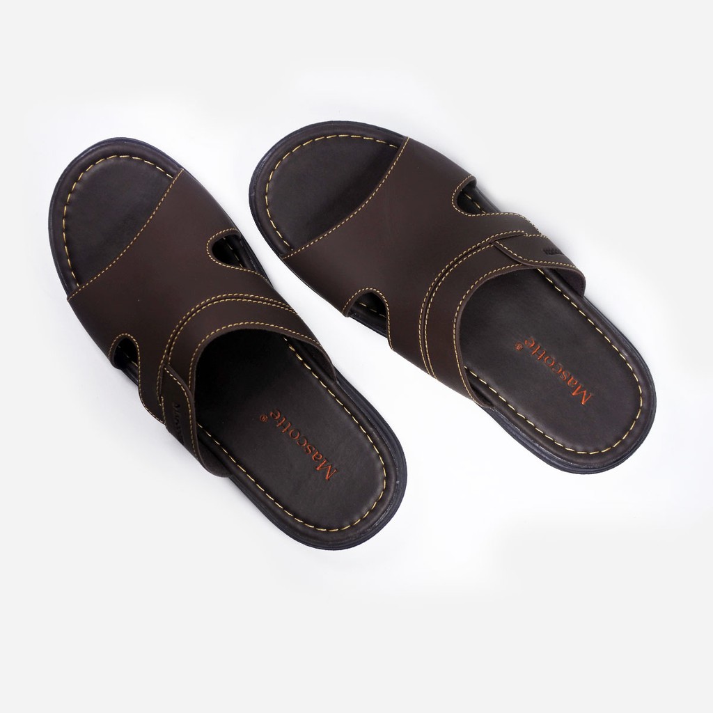 Mascotte LUMINA Sandal Pria 985.466-468 [ Cokelat, Hitam, Navy dan Camel ] / Ramayana Jatinegara