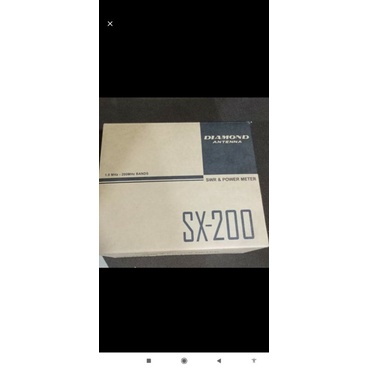 DIAMOMD SX-200 power meter swr