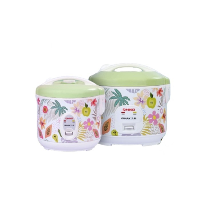 Niko Magic Com 3in1 / Rice Cooker 1.2 Liter (Model Tropical)