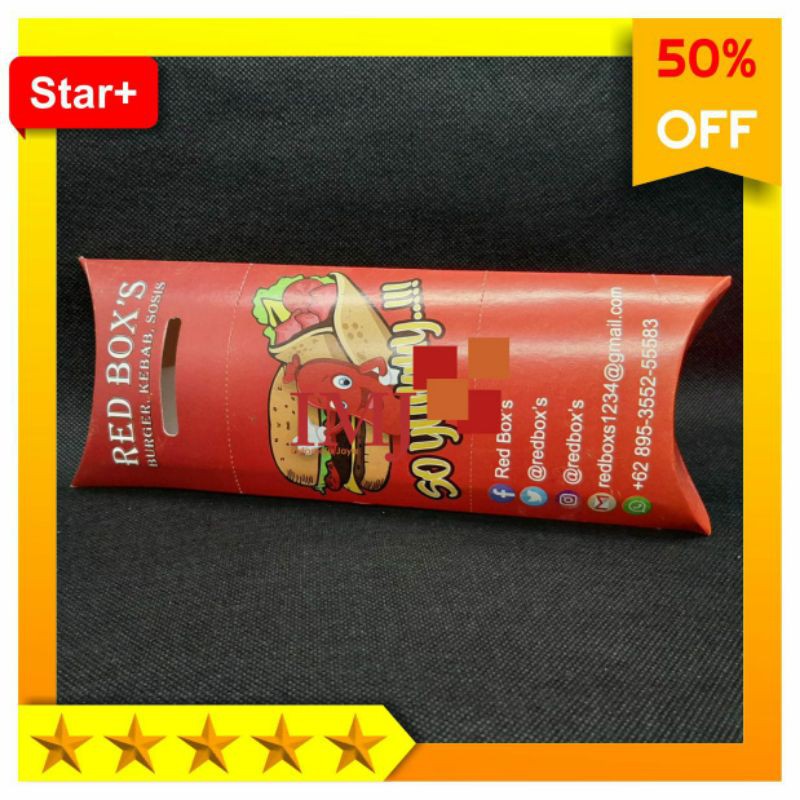 kemasan kebab custom / cetak kebab full color