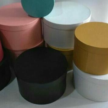 

♫ Gift Box Bulat D25T15, D25T12, D25T30, D25T17/Bloom Box Bulat/ Box Bunga/Round Flower Box ♠