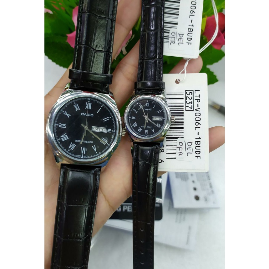 Jam Tangan Wanita dan Pria  Casio Standard LTP-V006L-1B2UDF Original Jam Tangan Couple