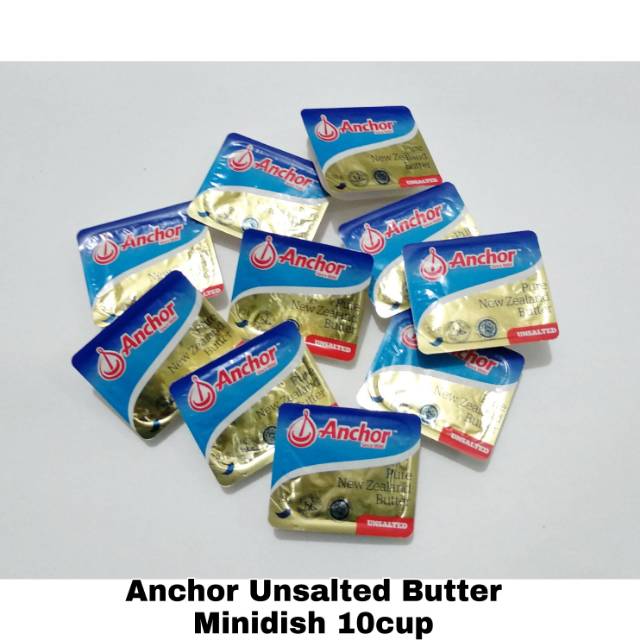 Unsalted Salted Butter Anchor UB untuk 10 cup MPASI Bayi  Minidish / Microcup  micro cup