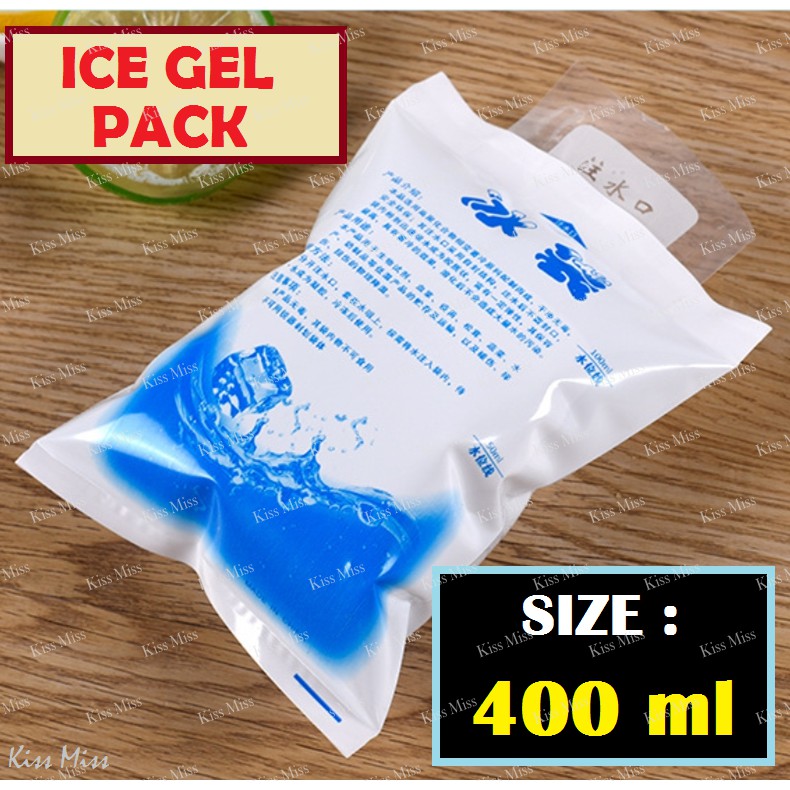 ICE GEL PACK 400 ml / Jelly / Blue Ice / Pendingin / Dry Es / Cooler / Gabag / es / ASI