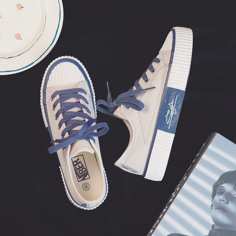 CUCI GUDANG SALEE!! Sepatu Sneakers Canvas Wanita Sepatu Fashion Terlaris Sneakers kasual Unisex Free Box