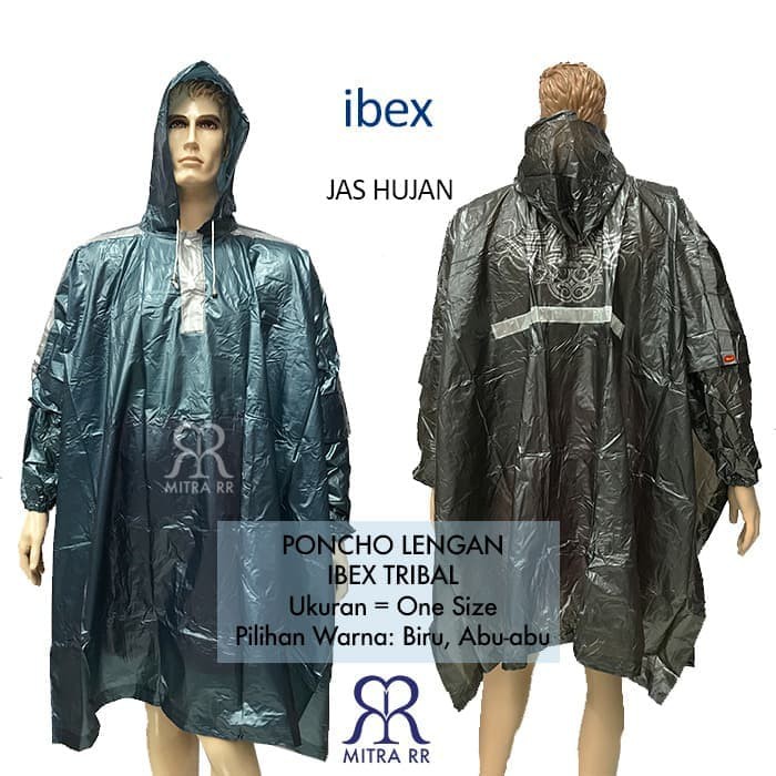 Jas Hujan Poncho Lengan Tribal ibex Jas Hujan Murah