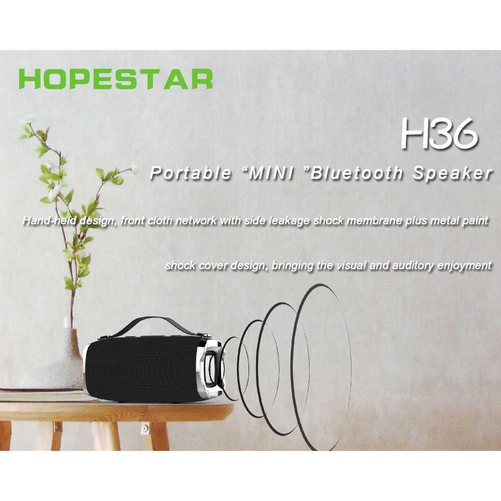 HOPESTAR Wireless Bluetooth Speaker Waterproof - H36 [Hitam]