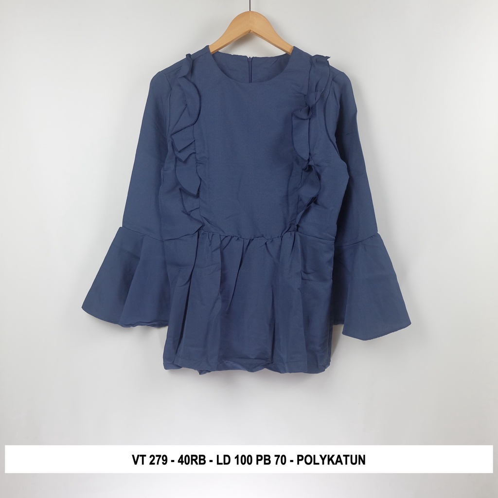 Thrift Blouse Vintage | Kode V4-VT 279