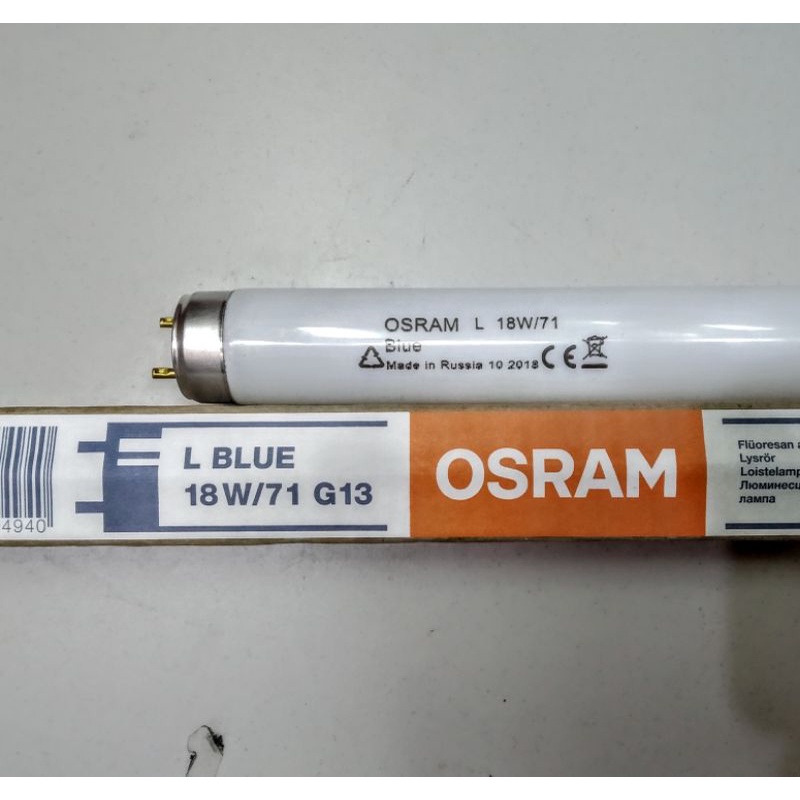 Lampu bayi baby biru utk bayi kuning prematur merk osram 20w 60cm inkubator