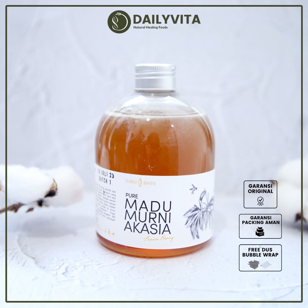 Dari Bumi - Pure  RAW Honey  /Kaliandra/Murni Akasia/Hutan baduy