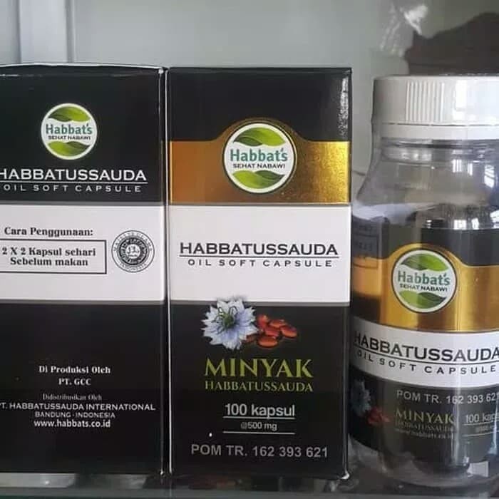 Habbatussauda OIL SOFT Capsule Premium Minyak Habbatussauda Murni