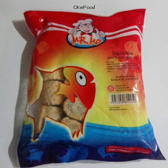 

Squid Roll MR. HO Bakso ikan olahan premium