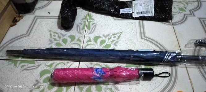 Payung Lipat 2 Kembang Bunga - L2003