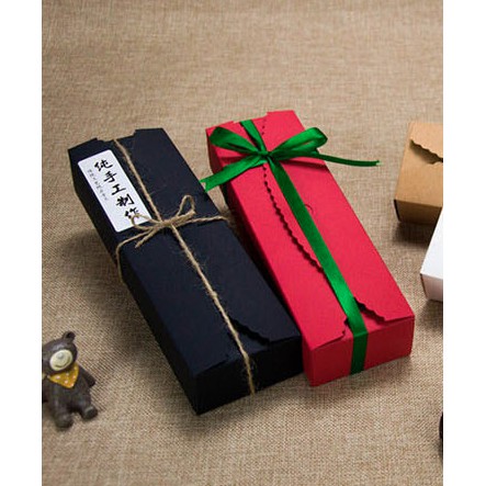 

JGO kotak hitam elegan vintage karton box gift dus bubble wrap packing