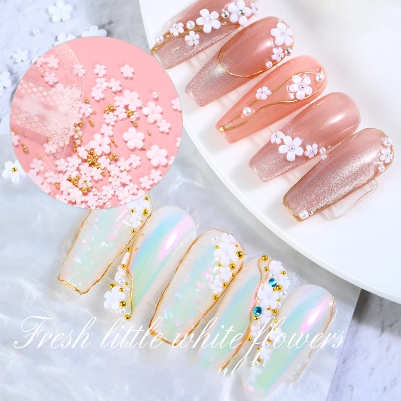 1Bag Mixed Style  Nails Art  Dried Flowers Crystal  Crafts /Nail Decoration Decals