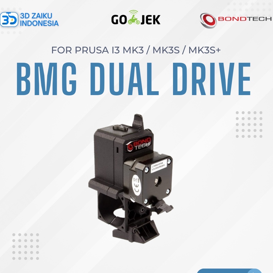 Bondtech BMG Dual Drive Extruder for Mosquito Prusa i3 MK3S Hotend