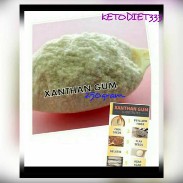 

Xantham Gum 250gr Food Grade Pengental untuk Diet Keto