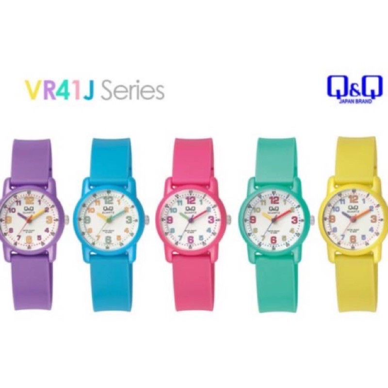 Jam Tangan Anak Q&amp;Q QnQ QQ VR41 VR 41 VR41J Original Bergaransi