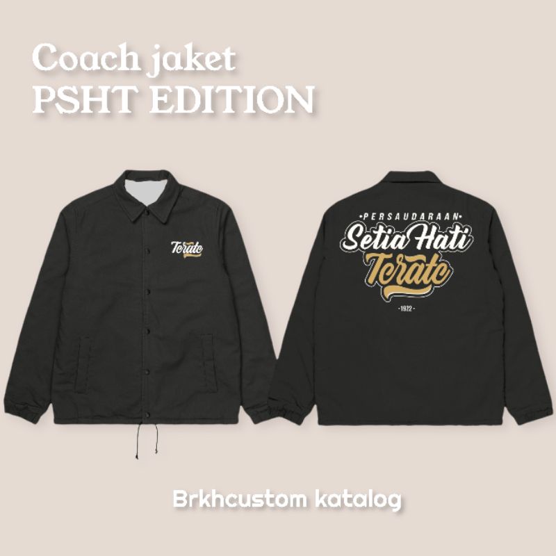 JAKET PSHT | COACH JAKET TERATE | WINDBREAKER | TAS PSHT | KAOS PSHT