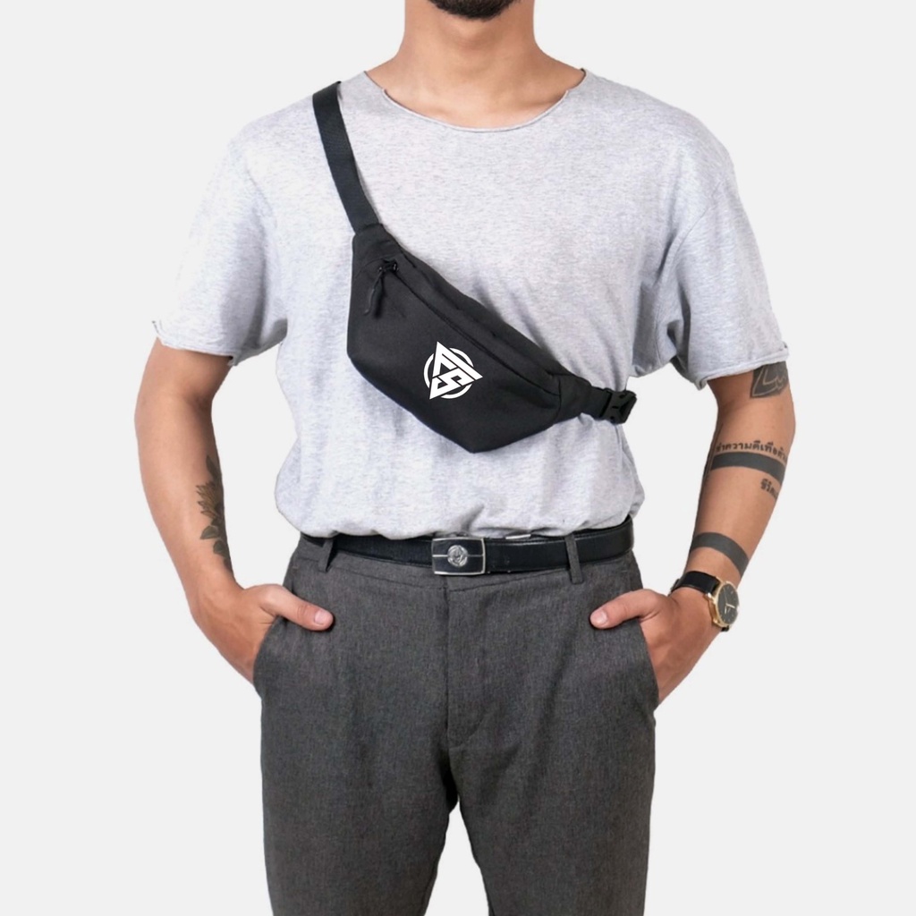 FANTEUS - Tas pinggang Mini Waistbag UNISEX Tas Selempang Bahan Cordura