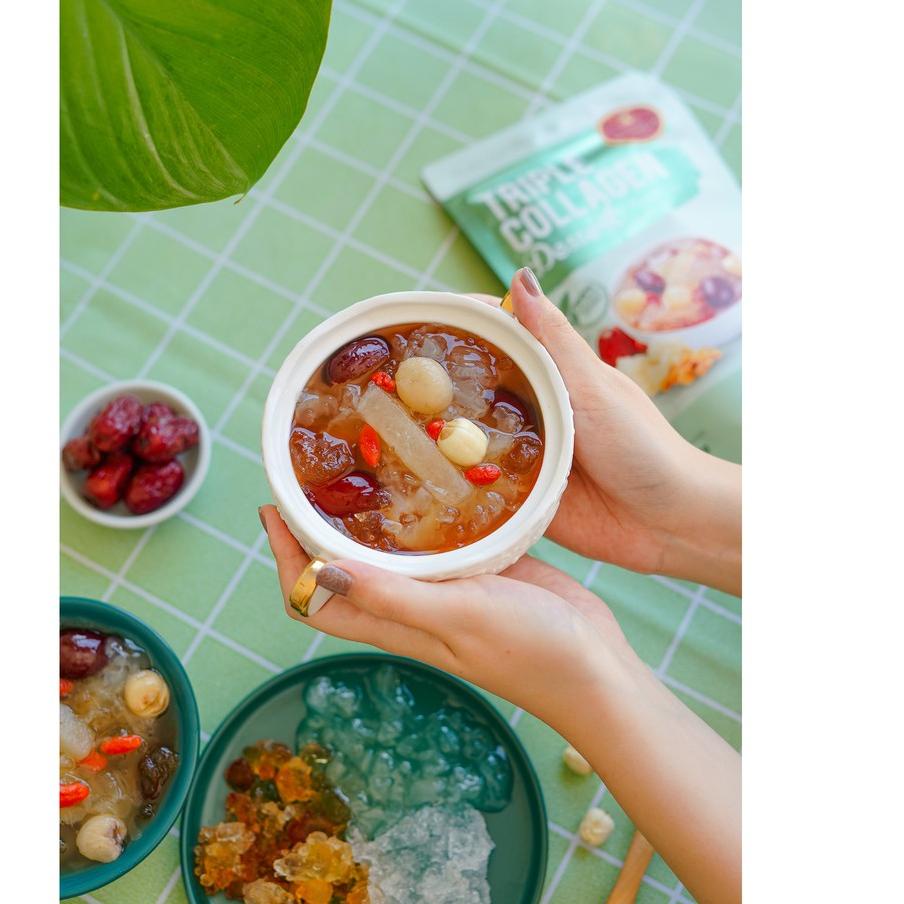 

Miliki - Mamacia Treats Paket Triple Collagen Dessert Peach Gum + Snow Bird Nest + Honey Locust Family Pack