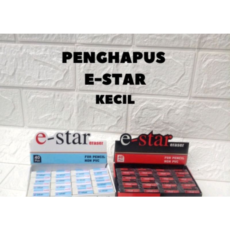 

Penghapus E-STAR Putih Kecil