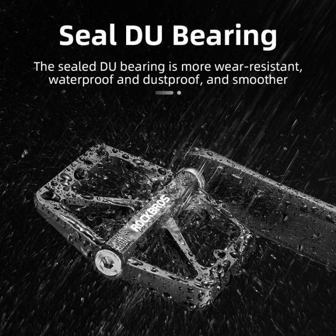 Jual Rockbros M906 Nylon Pedal Sepeda Du Bearing Mtb Seli Roadbike Ungu Jual