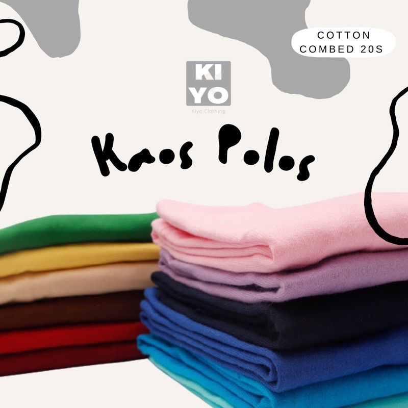 Pastel Edition - KAOS POLOS COTTON COMBED 20S