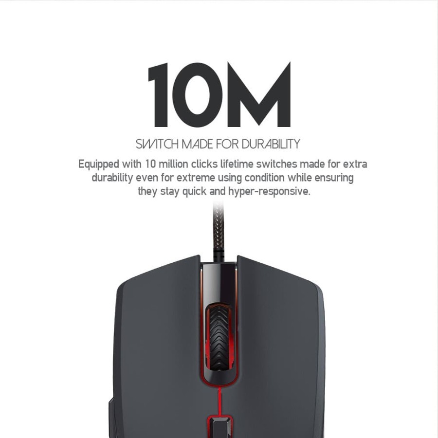 Fantech CRYPTO VX7 Mouse Gaming RGB Macro GARANSI RESMI ORIGINAL