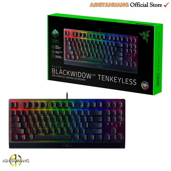 Razer BlackWidow V3 Tenkeyless TKL - Mechanical Gaming Keyboard RGB