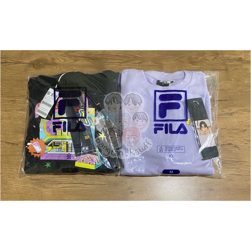 [DP] BTS FILA DYNAMITE HOODIE SWEATSHIRT JUNGKOOK V PHOTOCARD FILA